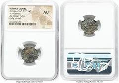 Ancients Ancient Lots ANCIENT LOTS. Roman Imperial. Constans, as Caesar (AD 337-350). Lot of four (4) AE3 or BI nummi. NGC XF-AU. 1) Constans, as Caesar (AD 337-350). AE3 or BI nummus. NGC AU. 2) Cons