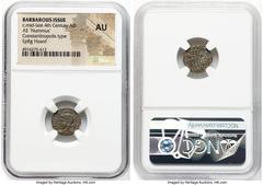 Ancients Ancient Lots ANCIENT LOTS. Roman Imperial. Barbarous Issues. Constantine I the Great (AD 307-337). Lot of three (3) AE nummi. NGC AU. 1) Constantine I the Great (AD 307-337). AE nummus. NGC A