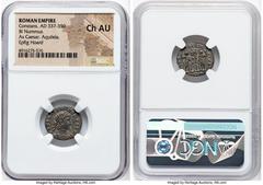 Ancients Ancient Lots ANCIENT LOTS. Roman Imperial. Constans, as Caesar (AD 337-350). Lot of two (2) AE3 or BI nummi. NGC Choice AU. 1) Constans, as Caesar (AD 337-350). AE3 or BI nummus. NGC Choice A
