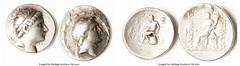 Ancients Ancient Lots ANCIENT LOTS. Greek. Seleucid Kingdom. Lot of two (2) AR tetradrachms. VG-Fine. Includes: Two Seleucid AR tetradrachms, different rulers and types. SOLD AS IS, NO RETURNS. HID054