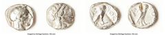 Ancients Ancient Lots ANCIENT LOTS. Greek. Attica. Athens. Ca. 440-404 BC. Lot of two (2) AR tetradrachms. VG-Fine, test cuts. Includes: Two Athenian AR tetradrachms. SOLD AS IS, NO RETURNS. HID054012