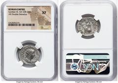 Ancients Ancient Lots ANCIENT LOTS. Roman Imperial. Gordian III (AD 238-244). Lot of four (4) AR antoniniani. NGC XF. 1) Gordian III (AD 238-244). AR antoninianus. NGC XF. 2) Gordian III (AD 238-244).