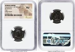 Ancients Ancient Lots ANCIENT LOTS. Roman Imperial. Constantine I the Great (AD 307-337). Lot of five (5) AE3 or BI nummi. NGC AU. 1) Constantine I the Great (AD 307-337). AE3 or BI nummus. NGC AU. 2)