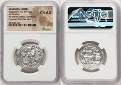 Ancients Ancient Lots ANCIENT LOTS. Oriental. Sasanian Kingdom. Yazdgard (Yazdgird) I (AD 399-420). Lot of three (3) AR drachms. NGC Choice AU. 1) SASANIAN KINGDOM. Yazdgard (Yazdgird) I (AD 399-420).