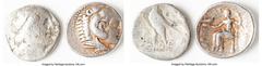 Ancients Ancient Lots ANCIENT LOTS. Greek. Lot of two (2) AR tetradrachms. VG. Includes: Two AR tetradrachms, different regions, rulers, and types. SOLD AS IS, NO RETURNS. HID05401242017 © 2024 Herita
