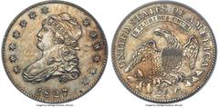 Proof Bust Quarters 1827/3 25C Original, B-1, R.7, PR63 PCGS. The 1827 Capped Bust quarter is one of the most famous and enigmatic issues in the American silver series. According to Mint records, 4,00
