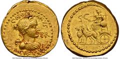 Ancients Roman Republic L. Cestius and C. Norbanus (43 BC). AV aureus (21mm, 8.05 gm, 12h). NGC Choice XF 5/5 - 4/5. Rome, January-April 43 BC. C•NORBANVS / L•CESTIVS, draped bust of Sibyl (or Venus) 
