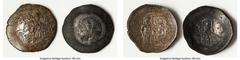 Ancients Ancient Lots Ancients ANCIENT LOTS. Byzantine. Lot of two (2) BI aspron trachy. VG-Fine. Includes: Two Byzantine BI aspron trachy, various rulers and types. SOLD AS IS, NO RETURNS. HID0540124