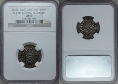 Edward I (1272-1307) Penny ND, S-1383, Long Cross type, London, XF40 NGC, a bold and beautiful medieval penny, the very definition of quality in this classic coinage.