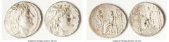 Ancients Ancient Lots ANCIENT LOTS. Greek. Seleucid Kingdom. Alexander II Zabinas (128-122 BC). Lot of two (2) AR tetradrachms. Fine. Includes: Two AR tetradrachms of Alexander II Zabinas, diademed he