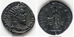 Ancients Roman Imperial Didius Julianus (28 March-1 June AD 193). AE sestertius (31mm, 17.96 gm, 6h). Choice Fine, altered surface. Rome, May-June AD 193. IMP CAES M DID SEV-ER IVLIAN AVG, laureate he