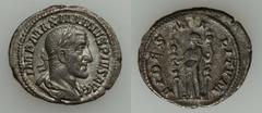 ROMAN EMPIRE. Maximinus I Thrax - Gordian III. Lot of two (2) AR denarii. Maximinus I Thrax (AD 235-238). Rome, AD 235-236. Laureate, draped bust right / Fides standing left between standards. RIC 7a.