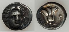 CARIAN ISLANDS. Rhodos. Rhodes. Lot of four (4) AR didrachm and drachms. Includes: 3rd Century BC. AR didrachm. Head of Helios facing / Rose with bud // Ca. 168-88 BC. AR drachm. Head of Helios right 