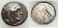 PTOLEMAIC EGYPT. Lot of two (2) AR tetradrachms. Includes: (1) Ptolemy II Philadelphus (285-246 BC), AR tetradrachm of Alexandria, 284/3 BC, diademed bust right / eagle standing left on thunderbolt (S