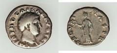 Otho (AD 69). AR denarius (3.08 gm). Rome, January-March AD 69. Bare head of Otho right / Securitas, draped, standing left, holding wreath in right hand and cradling scepter in left. RIC I 8. RSC 17. 