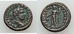 Trajan - Licinius I (AD 98-324). Lot of five (5) AR and Æ coins. Includes: (1) Trajan (AD 98-117) Æ quadrans, laureate head / wolf // (2) Septimius Severus (AD 193-211) AR denarius, laureate head / Vi