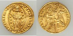 Achaia. Robert D'Angio gold Zecchino ND(1346-64), Fr-38a, (see Italy), VF/XF. Achaia was established during the Fourth Crusade as a Crusader State in 1205. It would be recaptured by the Ottomans in 14