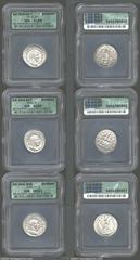 Roman Silver Antoniniani, Certified. (2) Philip I coins and a Philip II coin graded AU58 ICG, AU58 ICG, and MS61 ICG.