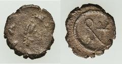 Anastasius - Justinian I (AD 491-565). Lot of four (4) Æ coins. Includes: (1) Anastasius I (AD 491-518), Æ nummus (Sear 13), Very Fine // (2) Justinian I (AD 527-656), Æ follis of Constantinople, Year
