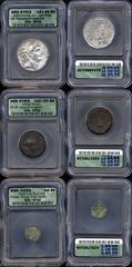 Lot of three miscellaneous Greek coins from the Syria and the Levant. Includes: Seleukid Kingdom. Demetrios I. AE 26 mm. VF20 ICG // Seleukid Kingdom. Antiochos VIII. XF40 ICG // Judaea. Procurators. 