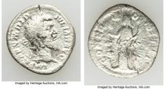 Ancients Roman Imperial Didius Julianus (AD 193). AR denarius (2.05 gm). Fine, harshly cleaned. Rome. IMP CAES M DID-IVLIAN AVG, laureate head of Didius Julianus right / CONCO-R-D-MILIT, Concordia sta