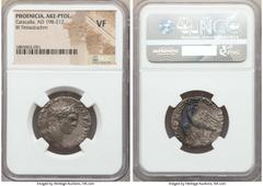 Ancients Ancient Lots ANCIENT LOTS. Roman Provincial. Caracalla-Elagabalus. (AD 198-222). Lot of three (3) BI tetradrachms. NGC VF-XF. Lot includes: Caracalla (AD 198-217). Ake Ptolemais. BI tetradrac