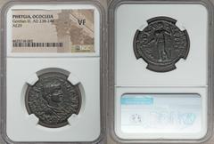 Ancients Roman Provincial PHRYGIA. Ococleia. Gordian III (AD 238-244). AE29. NGC VF. AVT K M ANT-Ω ΓOPΔIANO-C, laureate, draped and cuirassed bust of Gordian III right, seen from front / O-KOKΛ-IЄΩN, 