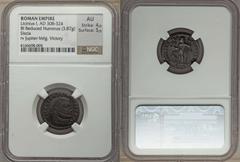 Ancients Ancient Lots ANCIENT LOTS. Roman Imperial. Ca. AD 305-324. Lot of two (2) BI issues. NGC AU-Choice AU. Includes: Constantius I (AD 305-306), BI follis or nummus, Genius reverse, NGC Choice AU