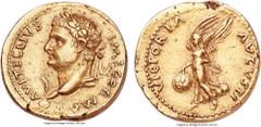 Ancients Ancients Vitellius (AD 69). AV aureus (18mm, 7.49 gm, 6h). NGC (photo-certificate) AU 5/5 - 3/5, Fine Style, edge bump. Tarraco (?), 2 January-18 April 69, prior to the Senate's award of the 