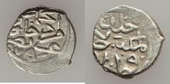 Islamic Dynasties Ottoman Empire. Mehmed II (2nd Reign, AH 855-886 / AD 1451-1481) silver Akce AH 875 (AD 1470/1) Choice UNC,  Constantinople mint (in Turkey), 0.89g, 12mm, Third Series, A-1308.3, ICV