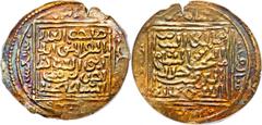 Islamic Dynasties Ottoman Empire. Ahmed I (AH 1012-1026 / AD 1603-1617) gold Dinar ND (AH 1012 / AD 1603) AU55 ANACS, Tilimsan mint (in Algeria), 4.22g, 34mm, KM-Unl., Fr-Unl., A-B1348 (RRR), Mitch-Un