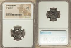 Ancients Roman Imperial Otho (AD 69). AR denarius (19mm, 5h). NGC VG. Rome, January-April AD 69. IMP M OTHO CAESAR AVG TR P, bare, bewigged head of Otho right / SECV-RI-TAS P R, Securitas, draped, sta