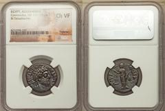 Ancients Ancient Lots ANCIENT LOTS. Egypt. Commodus (AD 177-192). BI tetradrachm. Lot of three (3). NGC Choice VF. Lot of three Alexandrian BI tetradrachms of Commodus with reverses including: Pronoia