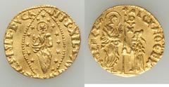 Islamic Dynasties Ottoman Empire. Anonymous gold Imitative Ducat (frengi flori) ND (c. 18th Century) XF, 3.22gm, 20mm, cf. Ives pl. XIII, Paolucci-115.2 (for possible prototype). Imitating a Venetian 