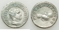 Ancients Roman Imperial Balbinus (April-June AD 238). AR antoninianus (21mm, 4.41 gm, 1h). XF. Rome. IMP CAES D CAEL BALBINVS AVG, radiate, draped and cuirassed bust of Balbinus right, seen from front