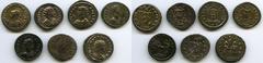 Ancients Ancient Lots ANCIENT LOTS. Roman Imperial. Probus (AD 276-282). Lot of seven (7) AE antoniniani. Fine-XF, Silvering. Includes: (2) Trophy and captives // Mars // Probus and Jupiter // Sol // 