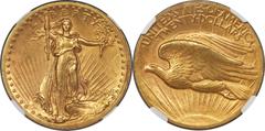High Relief Double Eagles 1907 $20 High Relief, Wire Rim MS61 NGC. When one looks at the result of the sculptural excellence seen on the High Relief double eagle, it should not come as a surprise that