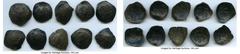 Ancients Ancient Lots ANCIENT LOTS. Late Byzantine era AE trachy. Lot of ten (10) AE trachy. Good-VF. Includes: (10) Late Byzantine era AE trachy. Ten (10) coins in lot. SOLD AS IS, NO RETURNS.HID0540