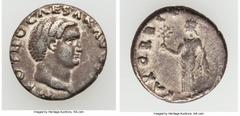 Ancients Roman Imperial Otho (January-April AD 69). AR denarius (17mm, 3.00 gm, 6h). Choice Fine. Rome. IMP OTHO CAESAR AVG TR P, bare, bewigged head of Otho right / PAX ORBIS-TERRARVM, Pax standing l