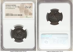 Ancients Ancient Lots ANCIENT LOTS. Roman Imperial. Ca. AD 283-310. Lot of four (4) BI antoniniani. NGC Choice VF-AU, Silvering, flan flaws. Includes: Diocletian, NGC Choice VF // Maximian, NGC AU, Si
