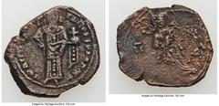 Ancients Ancient Lots ANCIENT LOTS. Byzantine. Ca. AD 1092-1423. Lot of three (3) BI/AE issues. Fine, holed. Includes: John II Comnenus, AE tetarteron, Sear 1953 // Manuel Comnenus-Ducas, BI trachy, S