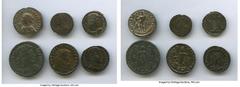 Ancients Ancient Lots ANCIENT LOTS. Roman Imperial. Lot of six (6) BI issues. VF-XF. Includes: Constantine I the Great, BI follis or AE3 // Helena, BI follis or AE3 // Crispus, BI follis or AE3 // Lic