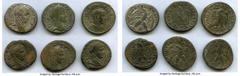Ancients Ancient Lots ANCIENT LOTS. Roman Provincial. AD 3rd century. Lot of six (6) BI tetradrachms. VF-XF. Includes: Six (6) BI tetradrachms, various rulers. Total six (6) coins in lot. SOLD AS IS, 