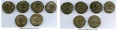 Ancients Ancient Lots ANCIENT LOTS. Roman Provincial. AD 3rd century. Lot of seven (7) BI tetradrachms. VF, Silvering. Includes: BI tetradrachm (7), various rulers. Total seven (7) coins in lot. SOLD 