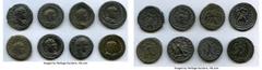 Ancients Ancient Lots ANCIENT LOTS. Roman Provincial. AD 3rd century. Lot of six (6) BI tetradrachms. VF, Silvering. Includes: BI tetradrachm (6), various rulers. Total six (6) coins in lot. SOLD AS I