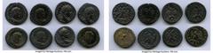 Ancients Ancient Lots ANCIENT LOTS. Roman Provincial. AD 3rd century. Lot of eight (8) BI tetradrachms. Choice VF-Choice XF. Includes: (8) BI tetradrachms, various rulers. Total eight (8) coins in lot