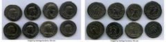 Ancients Ancient Lots ANCIENT LOTS. Roman Provincial. AD 3rd century. Lot of eight (8) BI tetradrachms. Fine-Choice XF. Includes: (8) BI tetradrachms, various rulers. Total eight (8) coins in lot. SOL