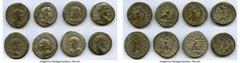 Ancients Ancient Lots ANCIENT LOTS. Roman Provincial. AD 3rd century. Lot of eight (8) BI tetradrachms. XF. Includes: BI tetradrachm (8), various rulers. Total eight (8) coins in lot. SOLD AS IS, NO R