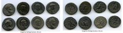 Ancients Ancient Lots ANCIENT LOTS. Roman Provincial. AD 3rd century. Lot of eight (8) BI tetradrachms. VF-XF. Includes: (8) BI tetradrachms, various rulers. Total eight (8) coins in lot. SOLD AS IS, 