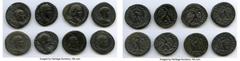 Ancients Ancient Lots ANCIENT LOTS. Roman Provincial. AD 3rd century. Lot of eight (8) BI tetradrachms. XF. Includes: BI tetradrachm (8), various rulers. Total eight (8) coins in lot. SOLD AS IS, NO R